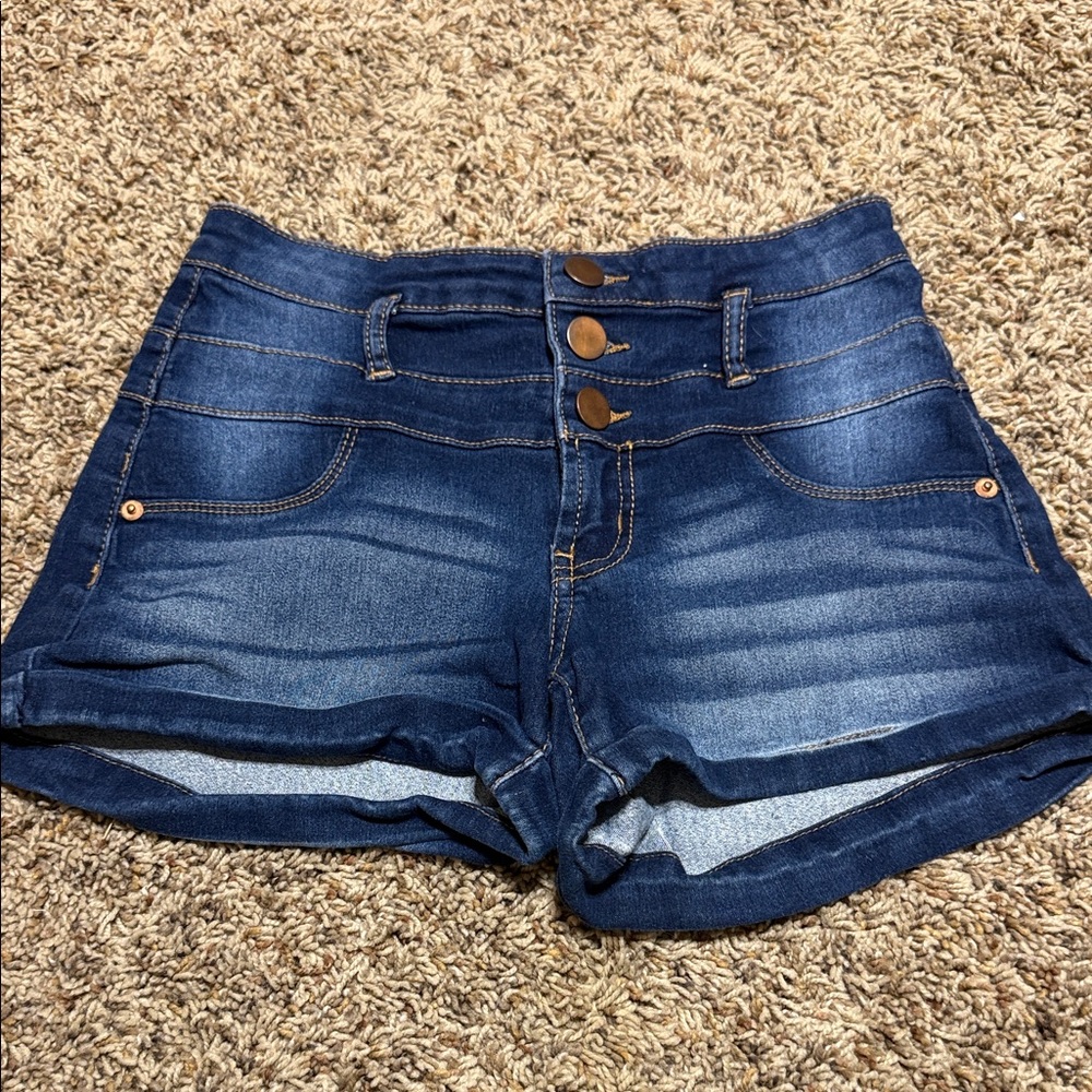 NOBO Dark Blue Jean Shorts for Women